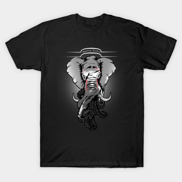 Elephant T-Shirt by mephobiadesigns